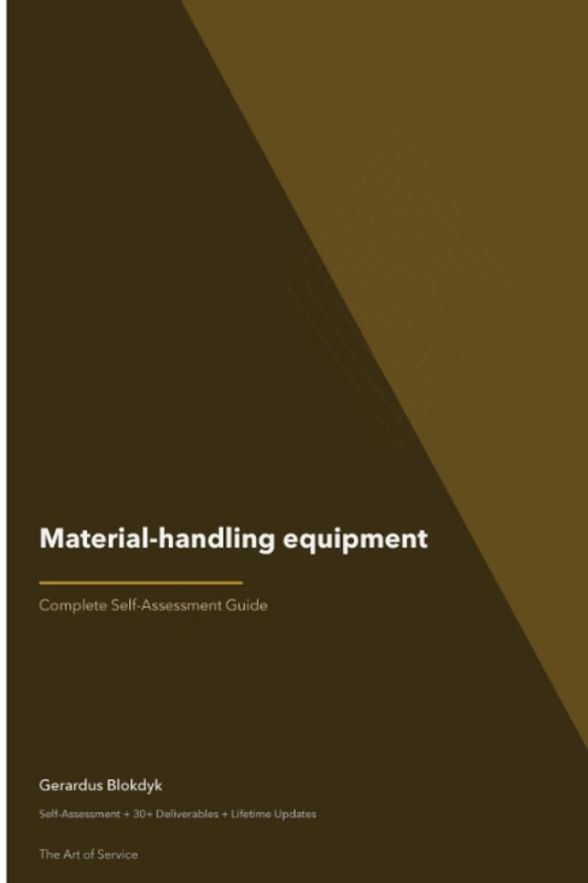 Material-handling equipment The Ultimate Step-By-Step Guide