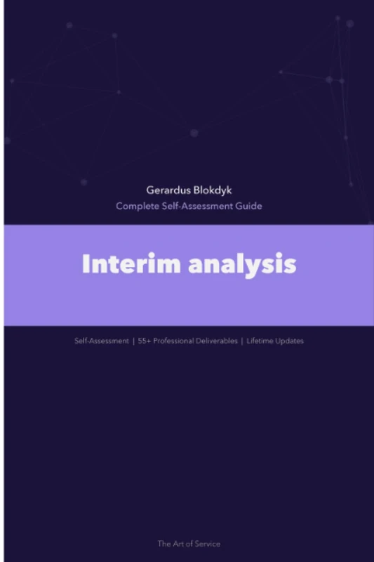 Interim analysis Second Edition