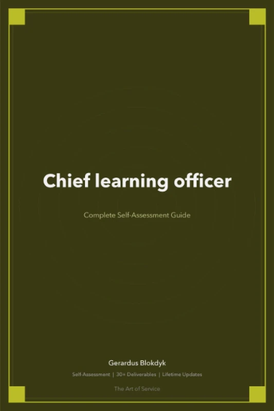Chief learning officer The Ultimate Step-By-Step Guide