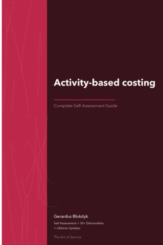 Activity-based costing Second Edition