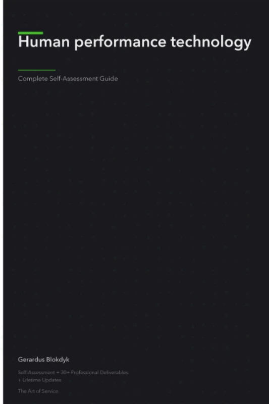 Human performance technology A Complete Guide