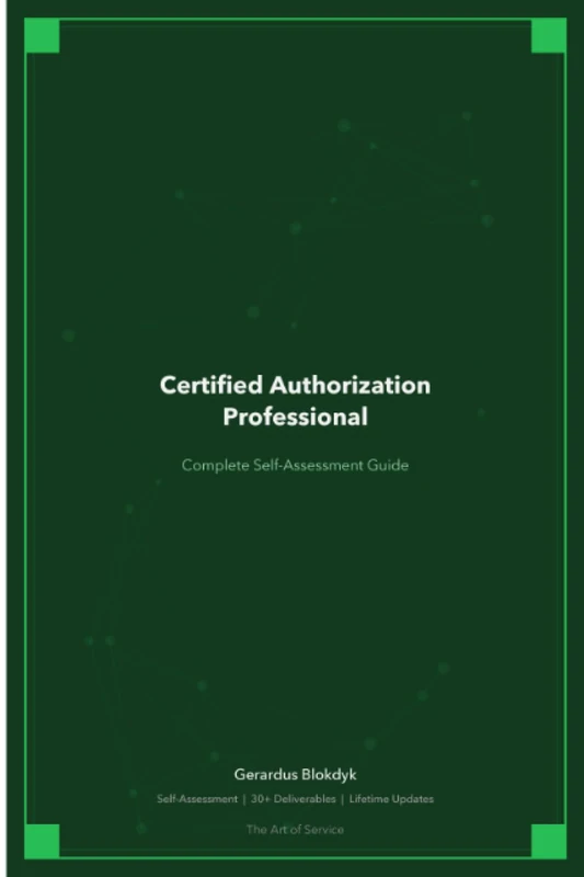 Certified Authorization Professional Standard Requirements