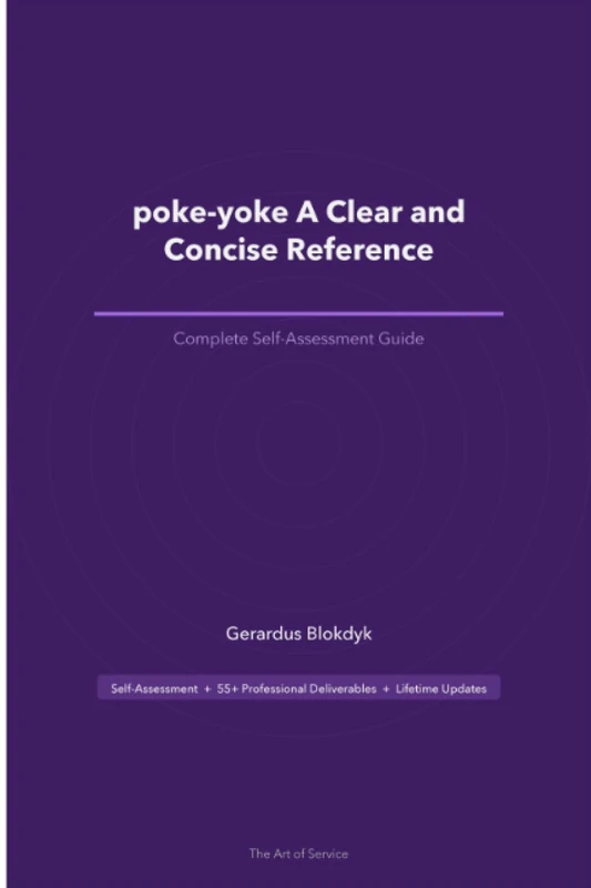 poke-yoke A Clear and Concise Reference
