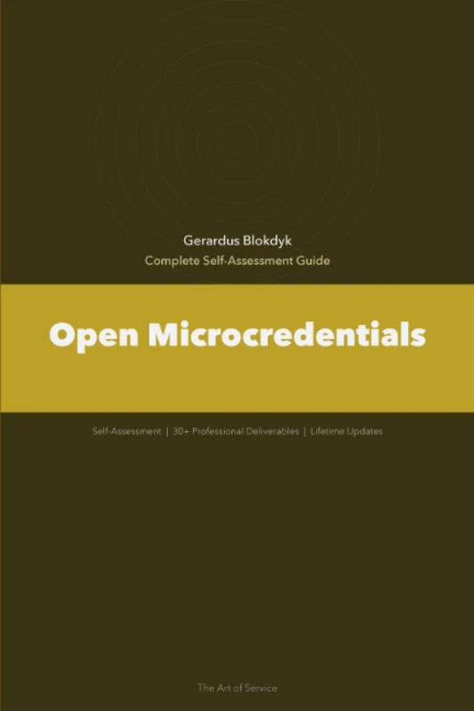 Open Microcredentials Standard Requirements