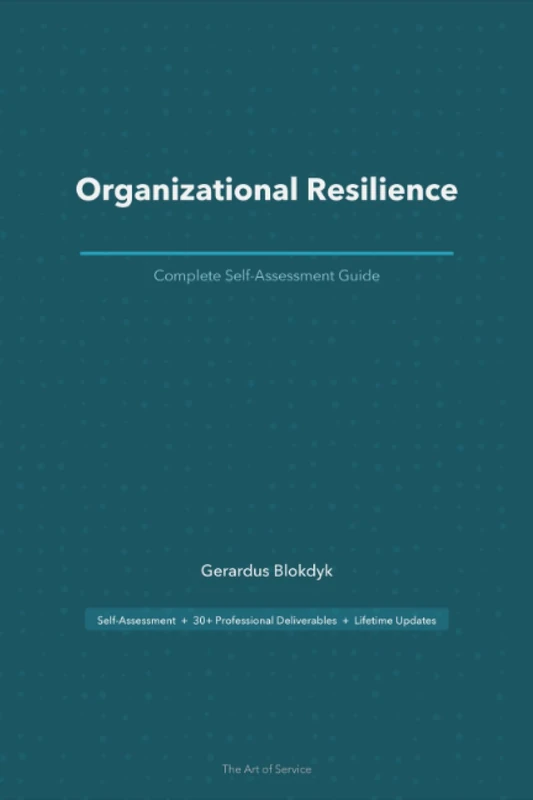 Organizational Resilience Third Edition