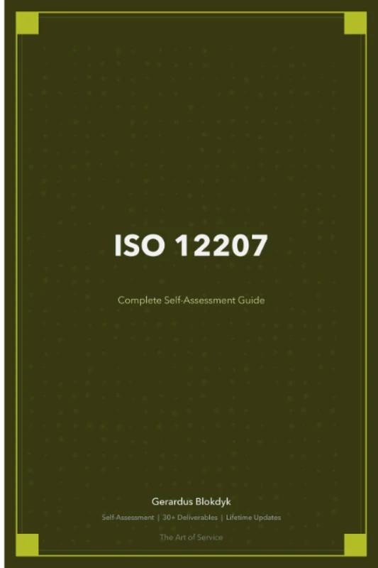 ISO 12207 The Ultimate Step-By-Step Guide