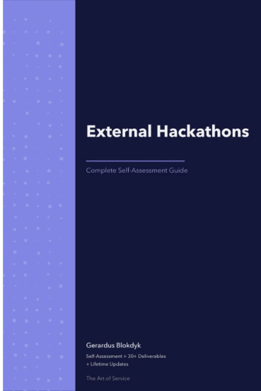 External Hackathons Complete Self-Assessment Guide
