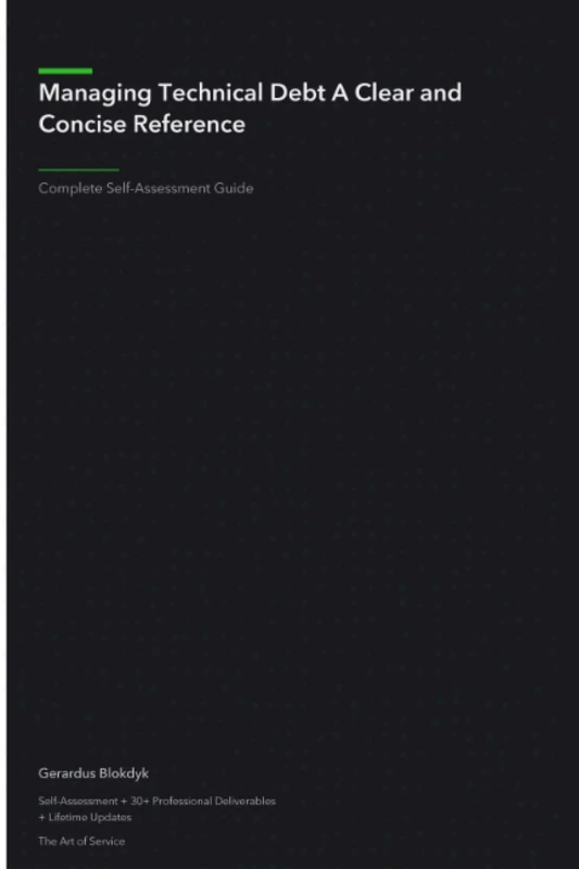 Managing Technical Debt A Clear and Concise Reference
