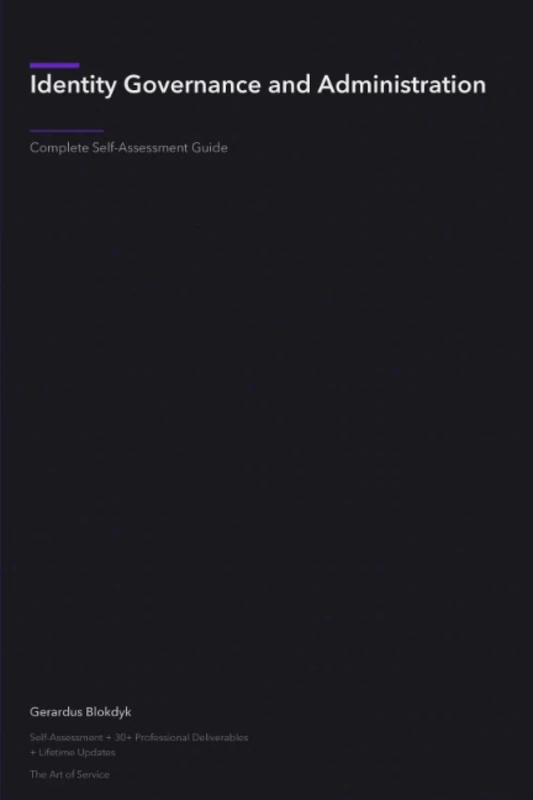 Identity Governance and Administration A Complete Guide