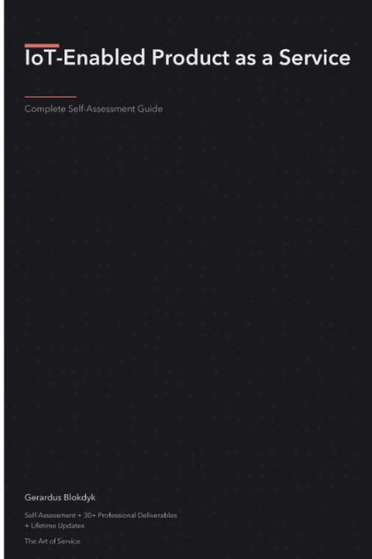 IoT-Enabled Product as a Service Third Edition