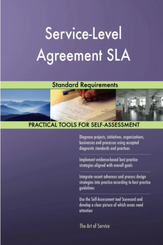 Service-Level Agreement SLA Standard Requirements
