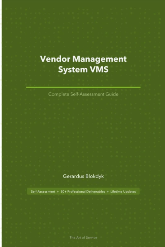 Vendor Management System VMS Standard Requirements