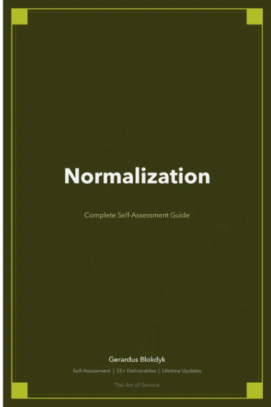 Normalization Standard Requirements