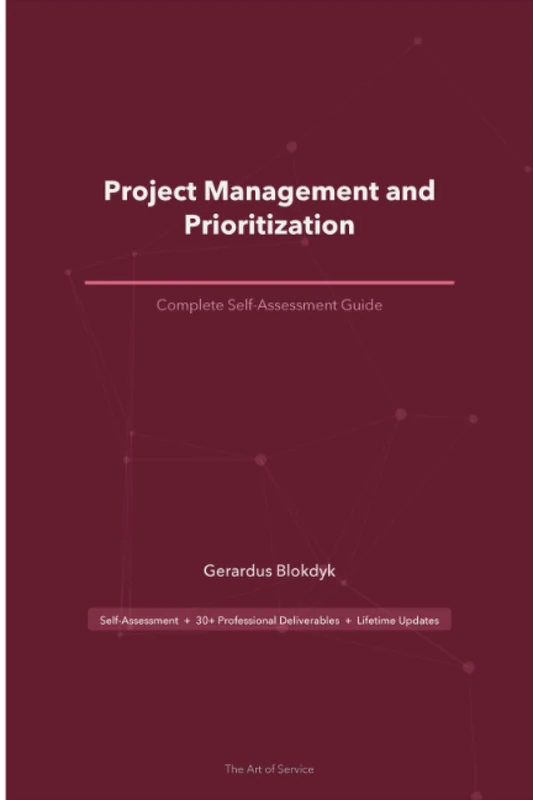 Project Management and Prioritization Standard Requirements