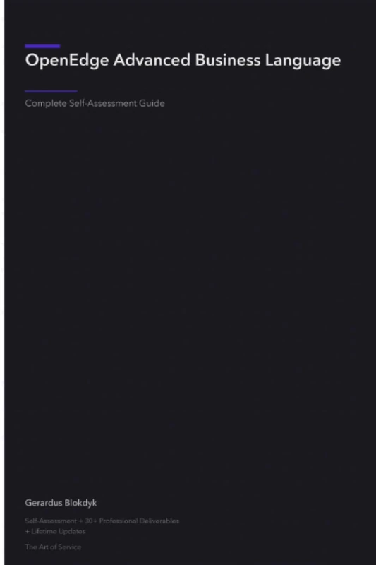 OpenEdge Advanced Business Language Second Edition