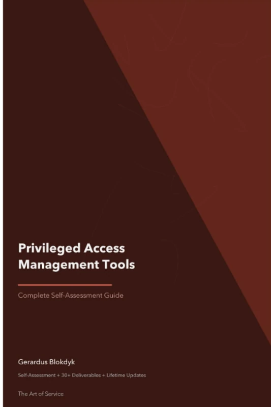 Privileged Access Management Tools Standard Requirements