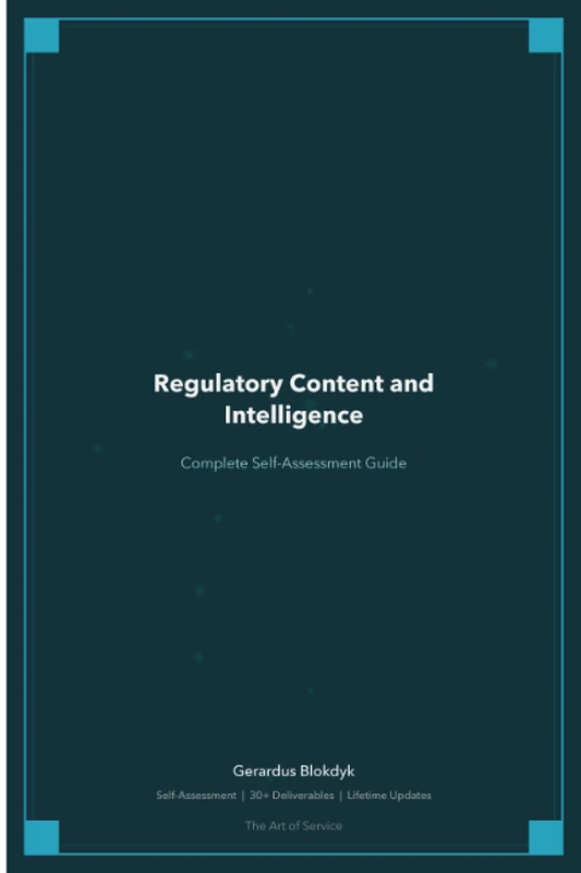 Regulatory Content and Intelligence A Complete Guide
