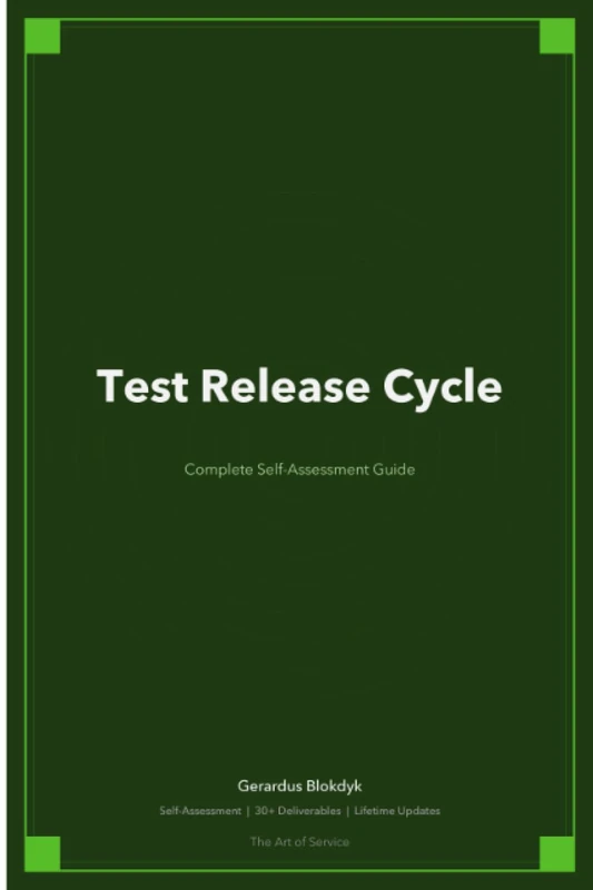Test Release Cycle Standard Requirements