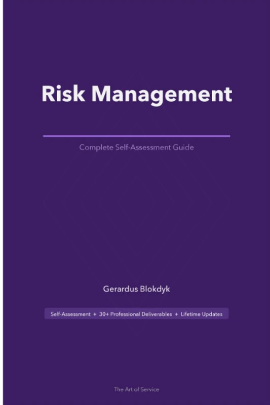 Risk Management A Complete Guide - 2019 Edition
