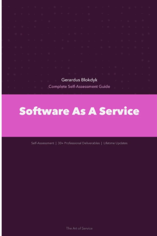 Software As A Service A Complete Guide - 2019 Edition