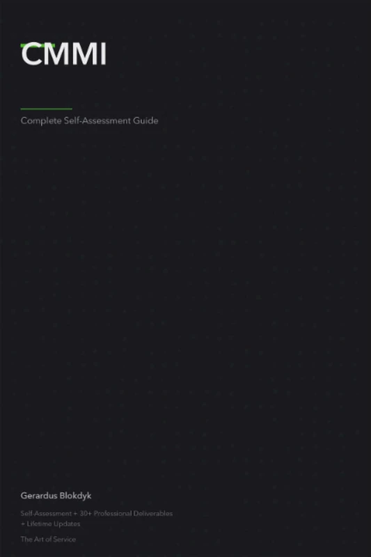 CMMI A Complete Guide - 2019 Edition