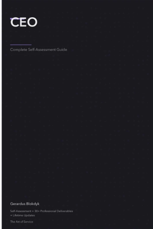 CEO The Ultimate Step-By-Step Guide