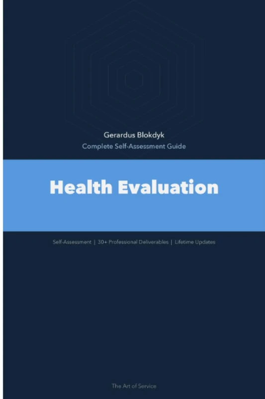 Health Evaluation Complete Self-Assessment Guide
