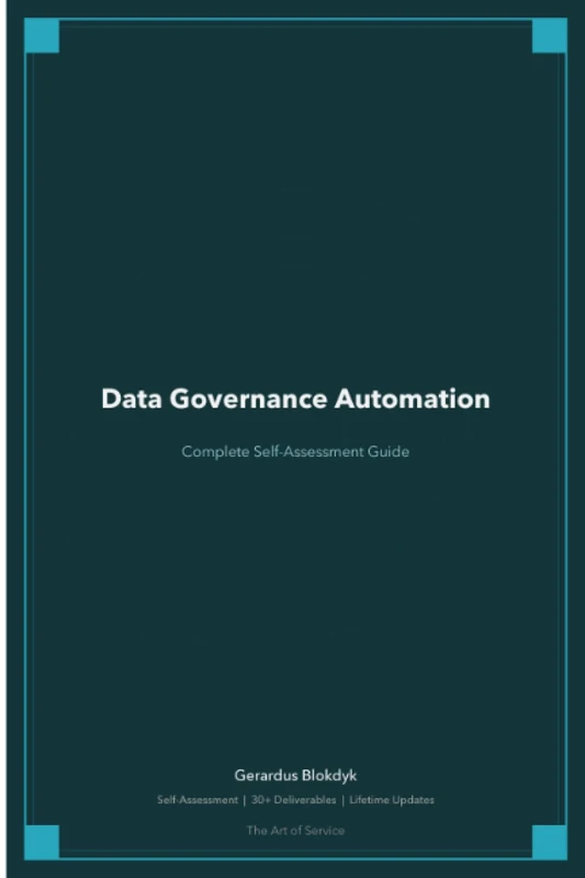 Data Governance Automation Standard Requirements