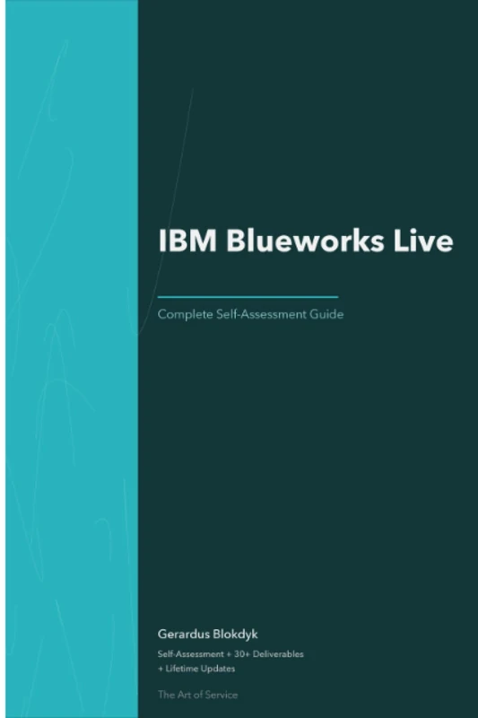 IBM Blueworks Live A Complete Guide - 2019 Edition - Image 1