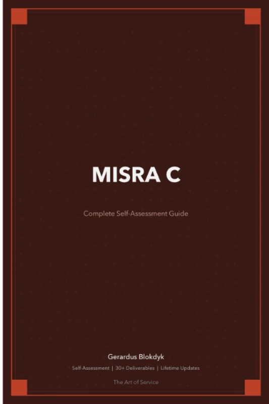 MISRA C A Complete Guide - 2019 Edition - Image 1