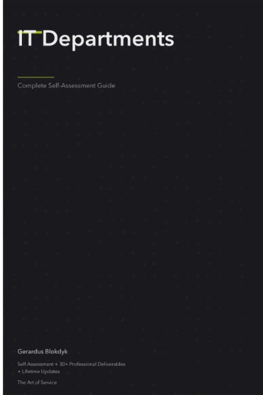 IT Departments A Complete Guide