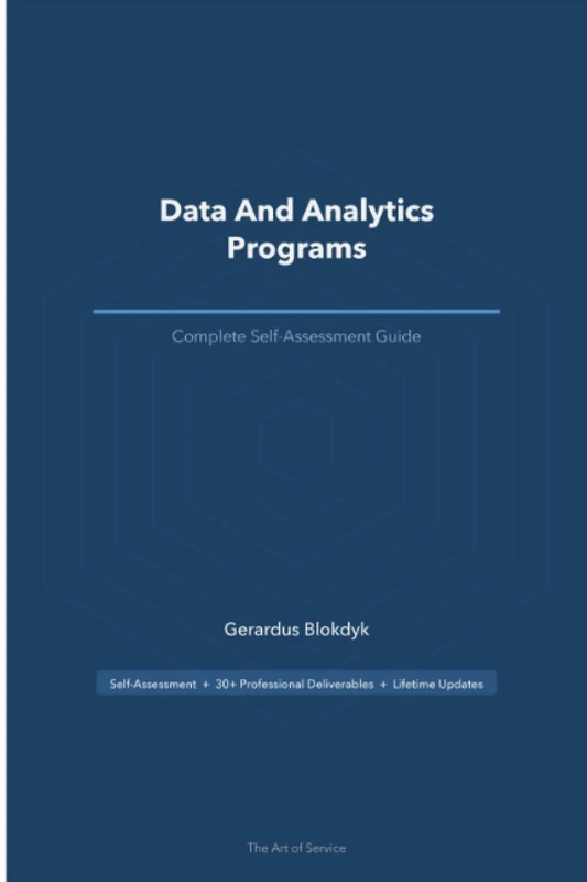 Data And Analytics Programs A Complete Guide