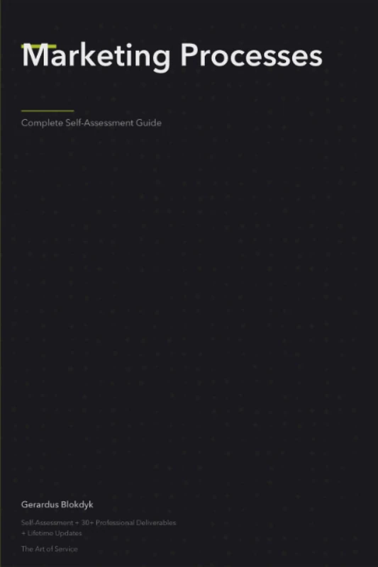 Marketing Processes A Complete Guide