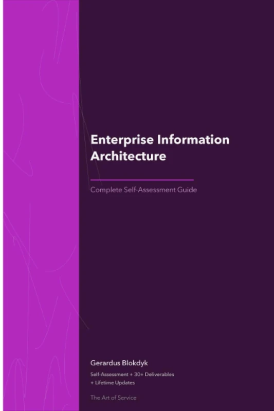 Enterprise Information Architecture A Complete Guide