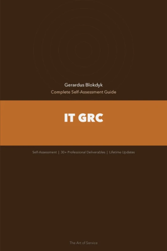 IT GRC A Complete Guide - 2020 Edition