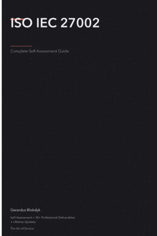 ISO IEC 27002 A Complete Guide - 2020 Edition