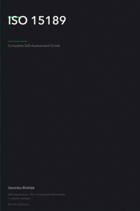 ISO 15189 A Complete Guide - 2020 Edition