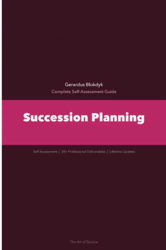 Succession Planning A Complete Guide - 2020 Edition