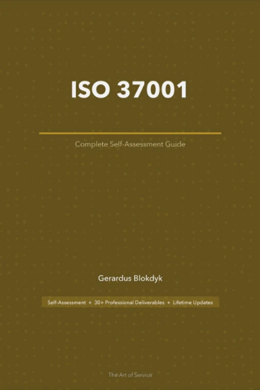 ISO 37001 A Complete Guide - 2020 Edition