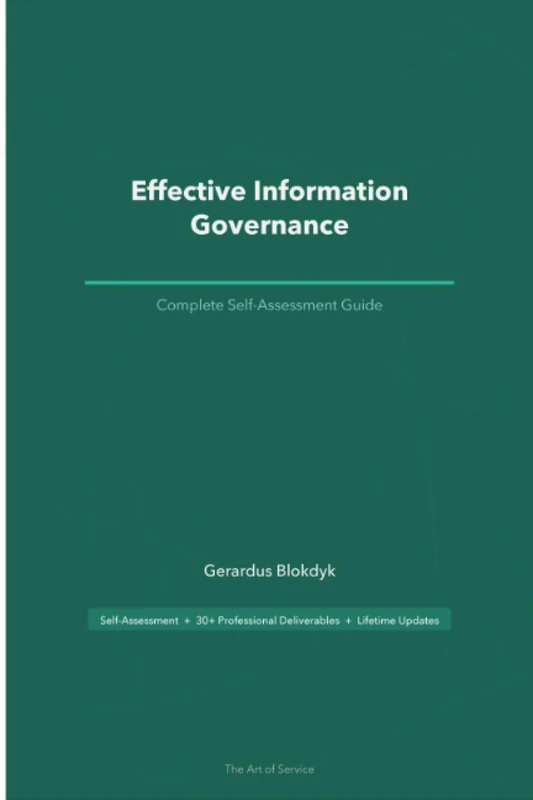 Effective Information Governance A Complete Guide - Image 1