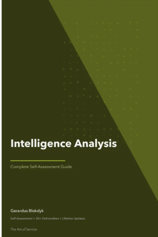 Intelligence Analysis A Complete Guide