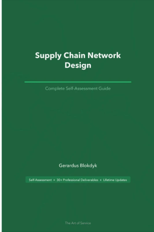 Supply Chain Network Design A Complete Guide - 2020 Edition