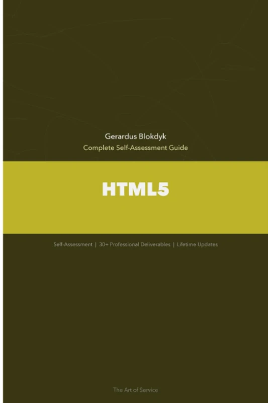 HTML5 A Complete Guide - 2020 Edition