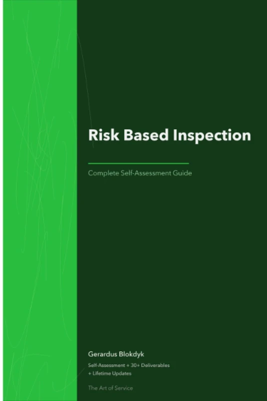 Risk Based Inspection A Complete Guide - 2020 Edition