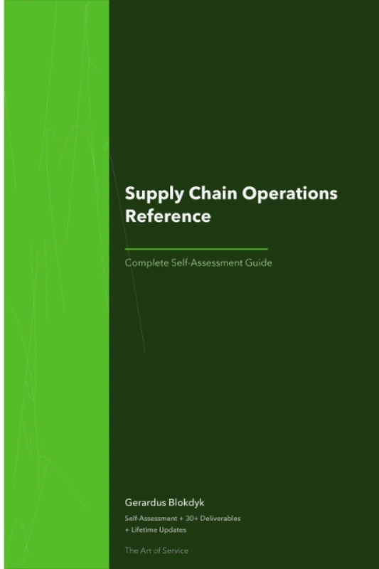 Supply Chain Operations Reference A Complete Guide