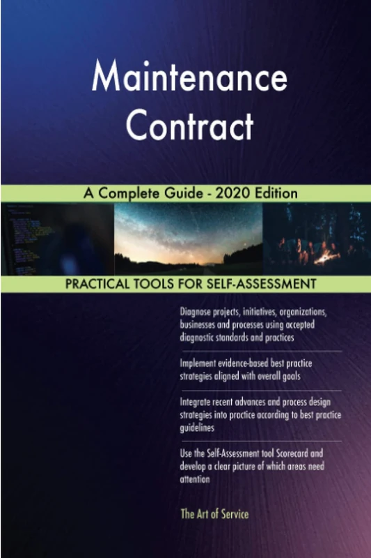 Maintenance Contract A Complete Guide - 2020 Edition