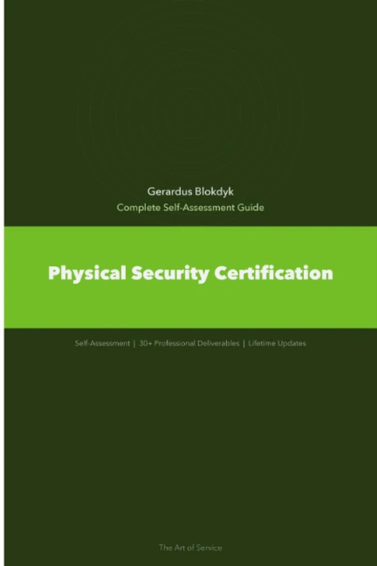 Physical Security Certification A Complete Guide