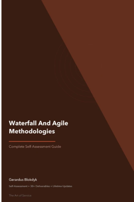 Waterfall And Agile Methodologies A Complete Guide