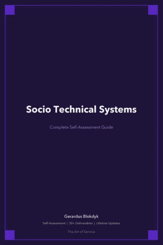 Socio Technical Systems A Complete Guide
