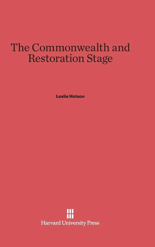 The Commonwealth and Restoration Stage